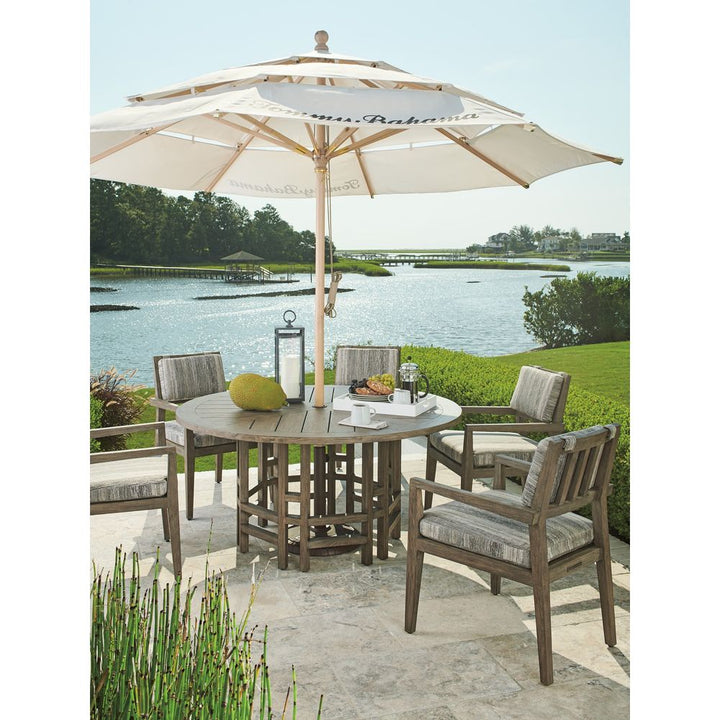 Outdoor Dining Tables Round Dining Table - Taupe