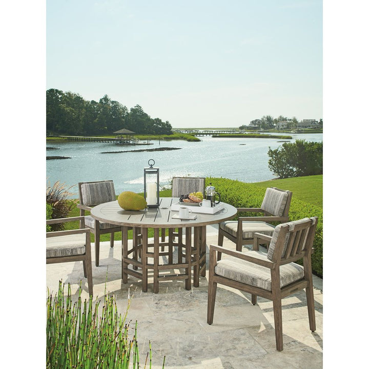 Outdoor Dining Tables Round Dining Table - Taupe