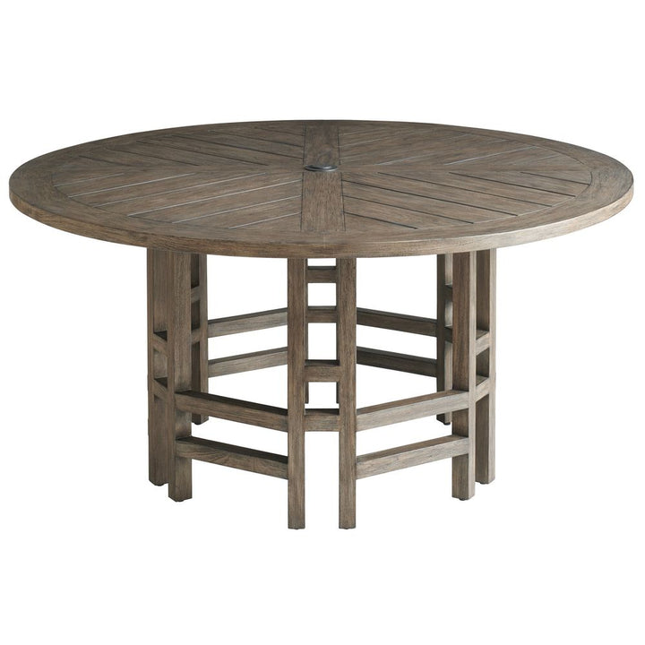 Outdoor Dining Tables Round Dining Table - Taupe
