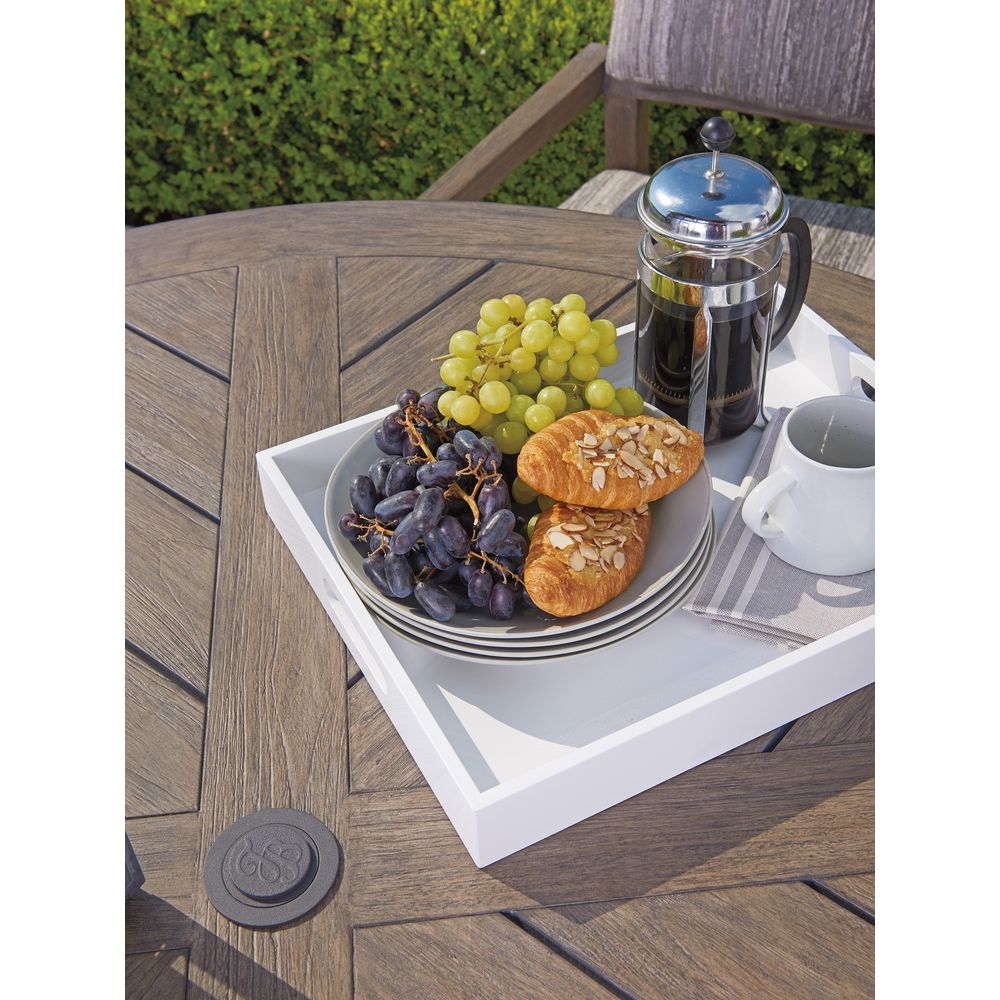 Round Dining Table - Taupe