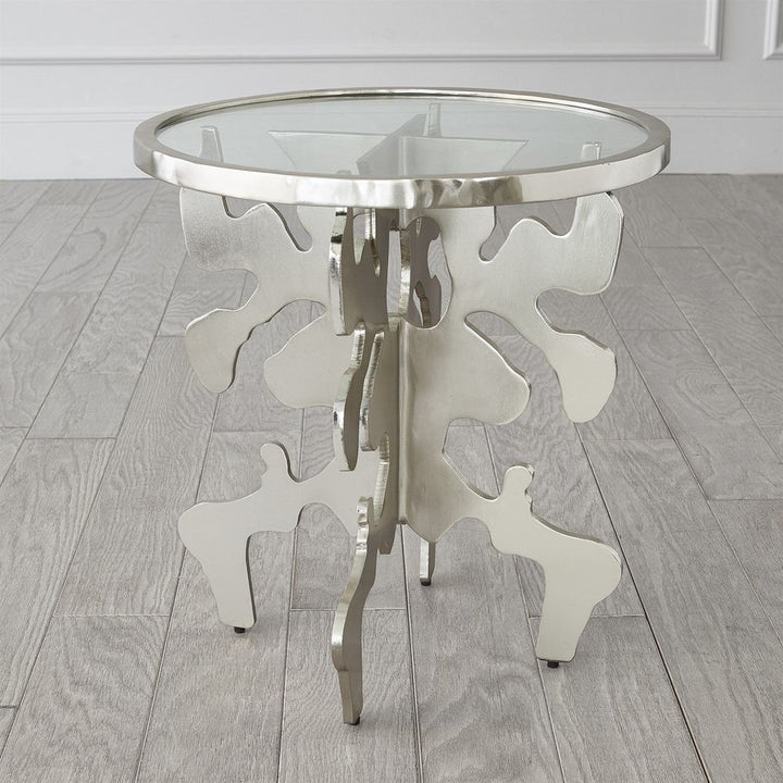 Side Tables Ink Blot Side Table-Nickel