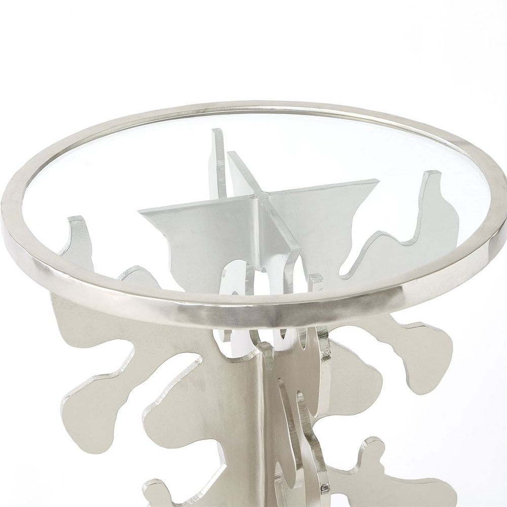 Side Tables Ink Blot Side Table-Nickel