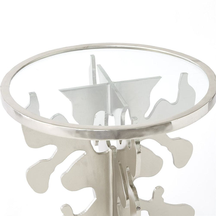 Side Tables Ink Blot Side Table-Nickel