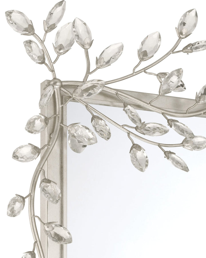 Wall Mirrors Forget-Me-Not Silver Rectangular Mirror