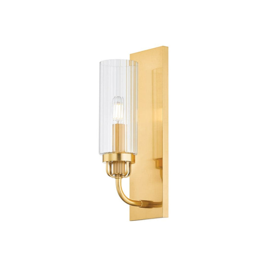 Halifax Wall Sconce-Hudson Valley-HVL-9314-AGB-Wall Lighting-1-France and Son