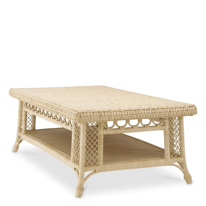 Coffee Table Saba Rectangular Natural Rattan - image 3