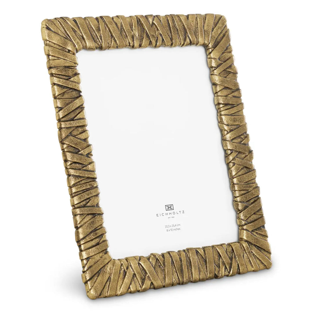 Picture Frame Chriswick Antique Brass Finish Set Of 2 - image 3