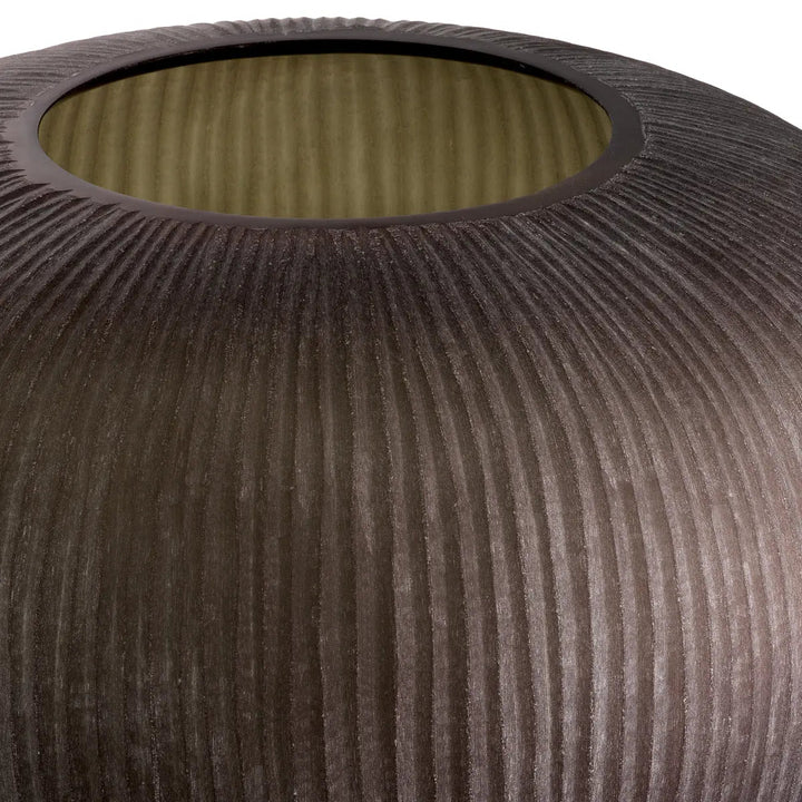 Vase Bayly Stone Finish Glass - image 3