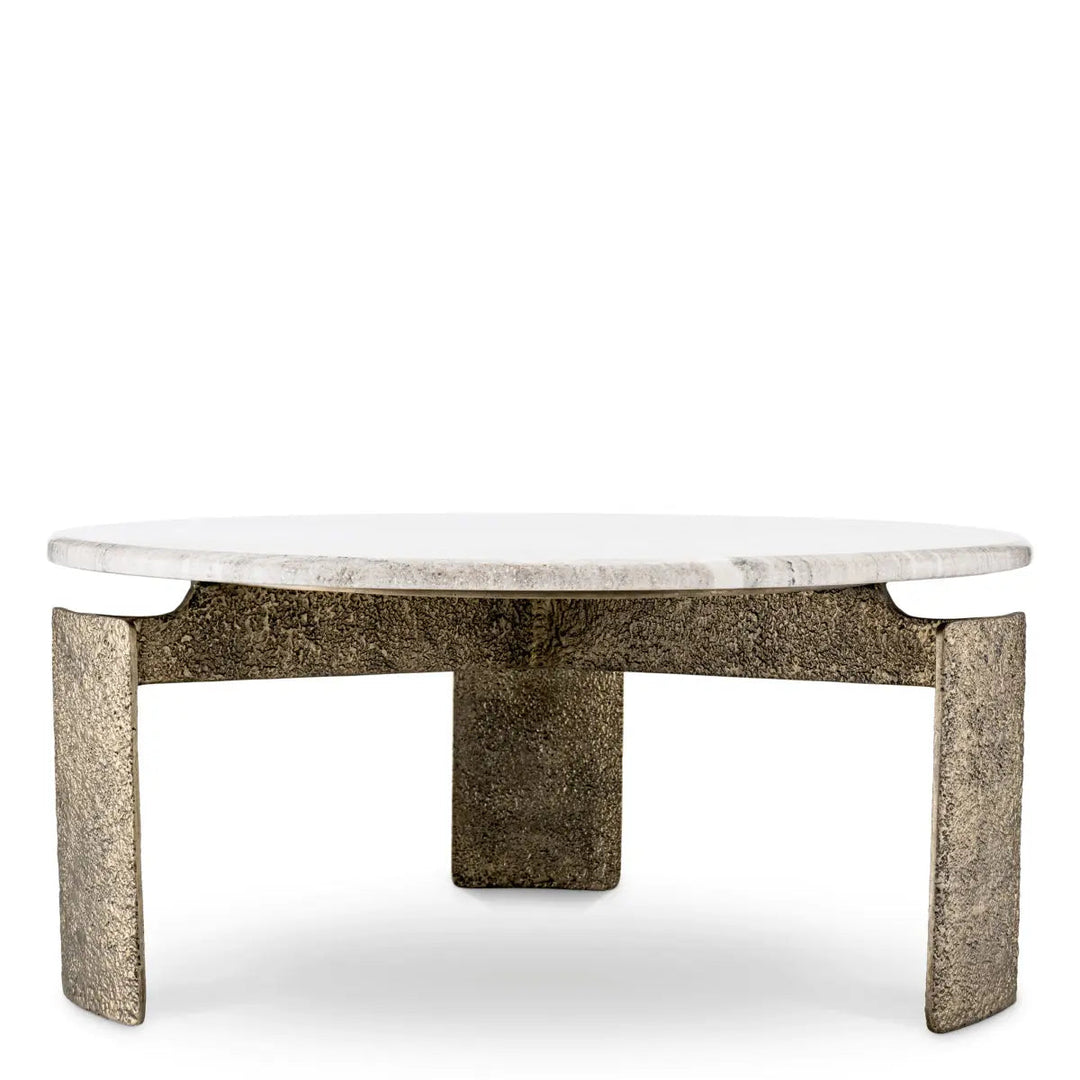 Coffee Table Bodega Antique Brass Finish - image 3