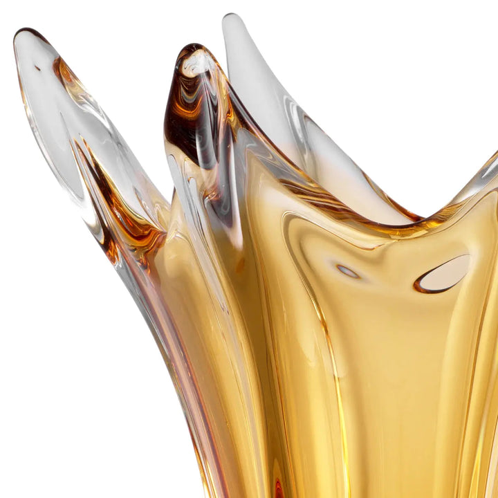 Vase Sutter Yellow Glass - image 3
