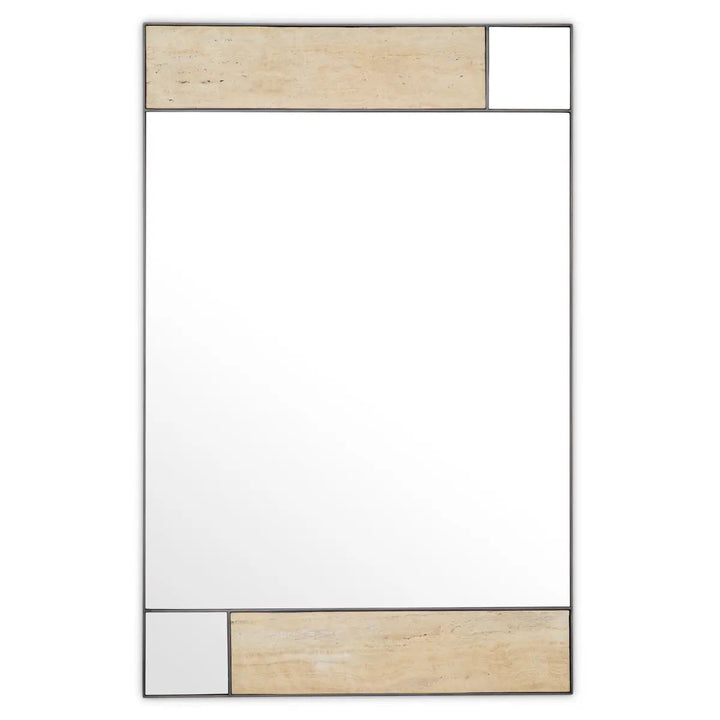 Mirror Cosimo Travertine Bronze Finish - image 3