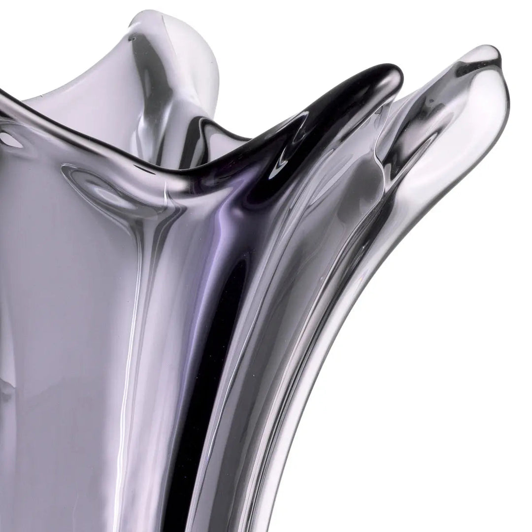 Vase Sutter Grey Glass - image 3