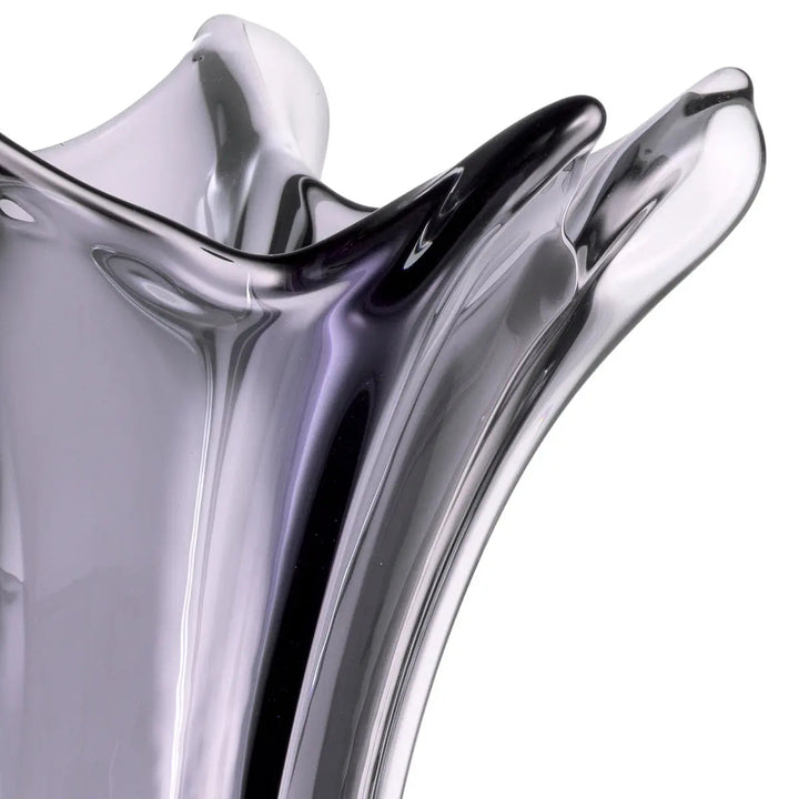 Vase Sutter Grey Glass - image 3
