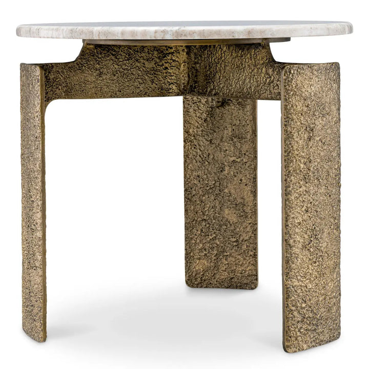 Side Table Bodega Antique Brass Finish - image 3