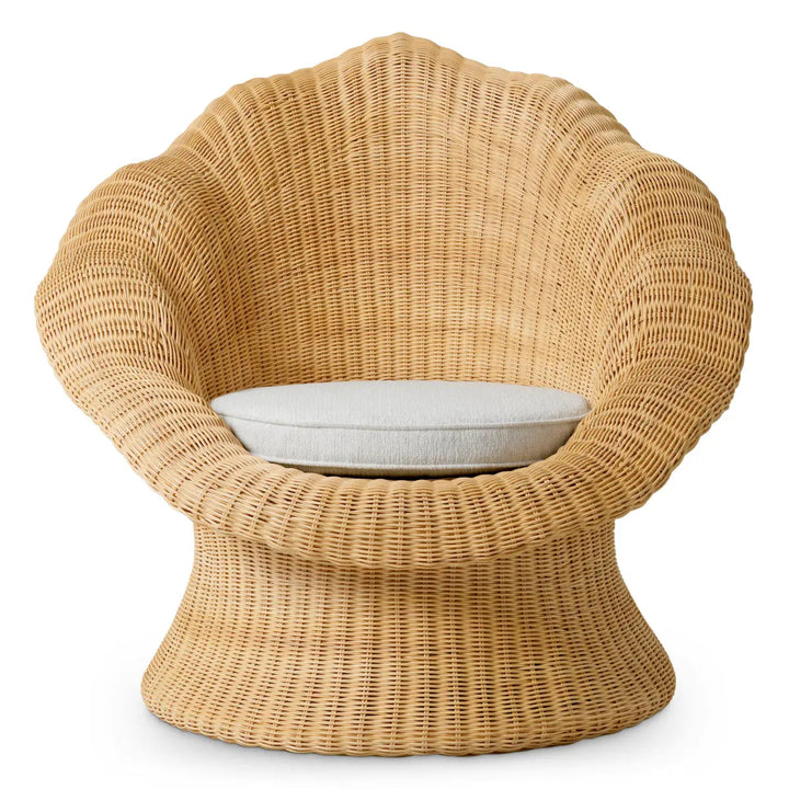 Lounge Chair Somerly Natural Rattan Sentier Cream - image 3