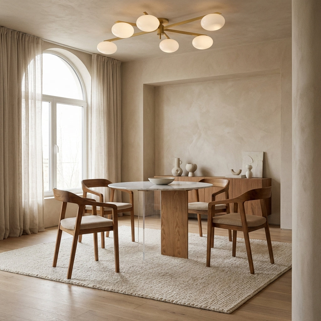 Fields Teak Dining Arm Chair with Cushion