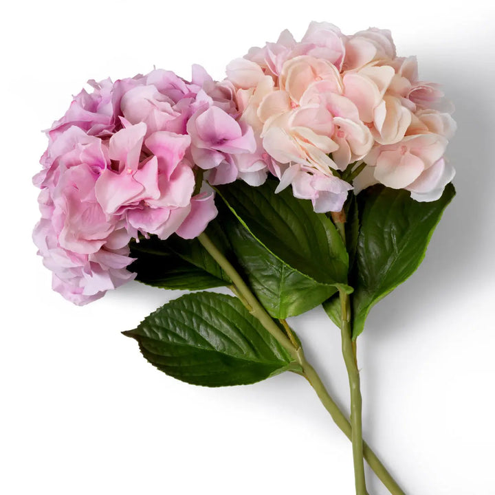 Bouquet Of Hydrangeas Pink Tones Real Touch 48 Pcs/2Varieties - image 3