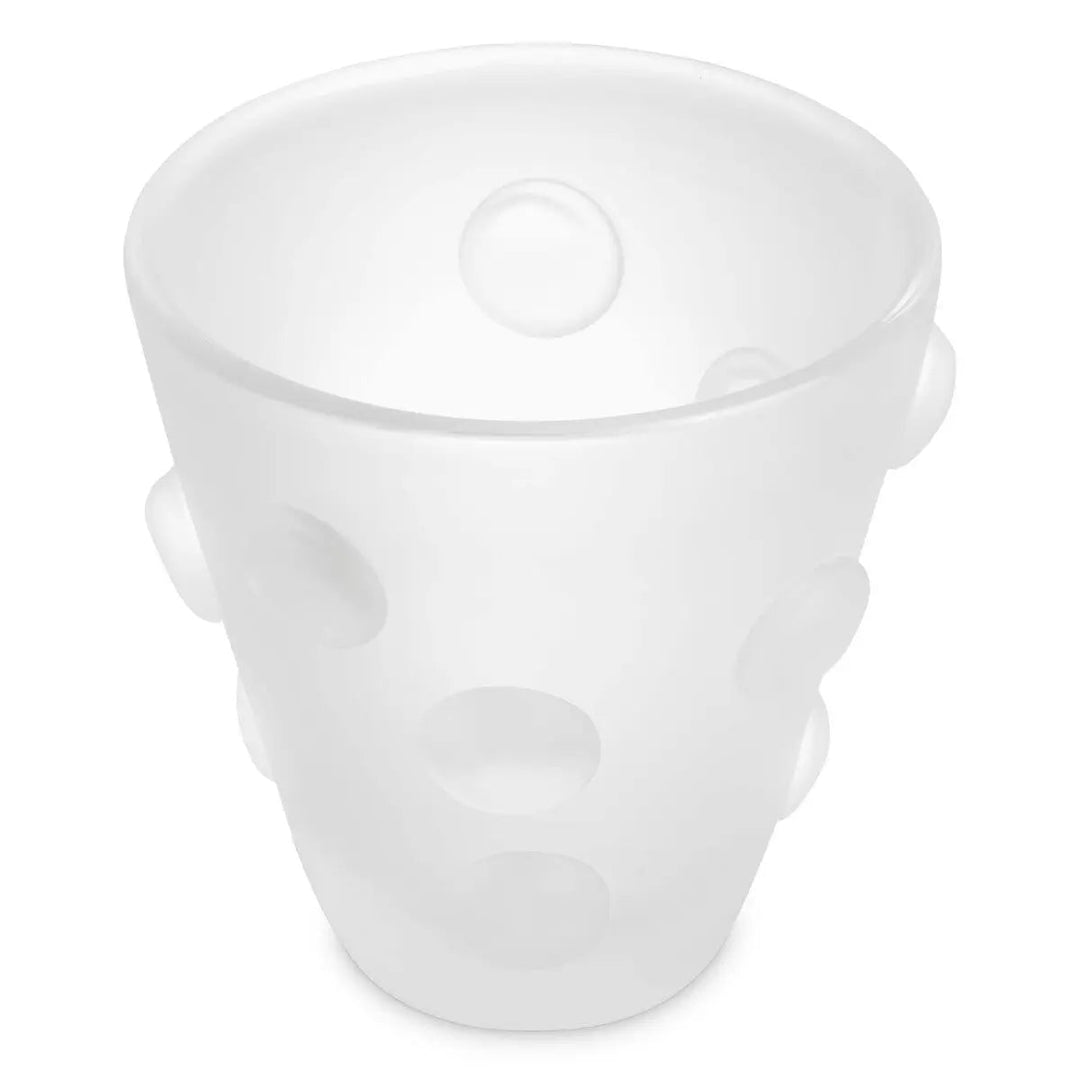 Vase Evander Frosted White Glass - image 3
