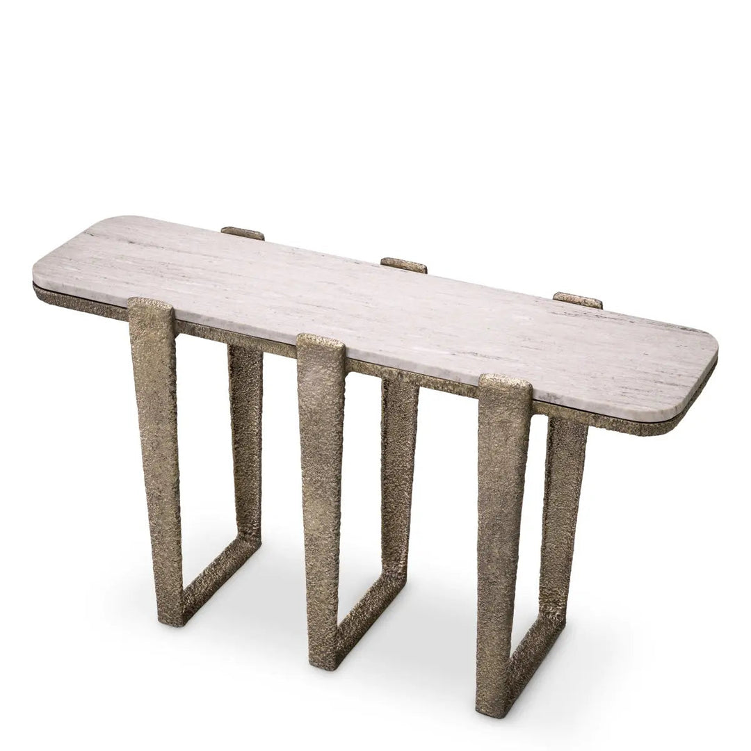 Console Table Orinda Antique Brass Finish - image 3