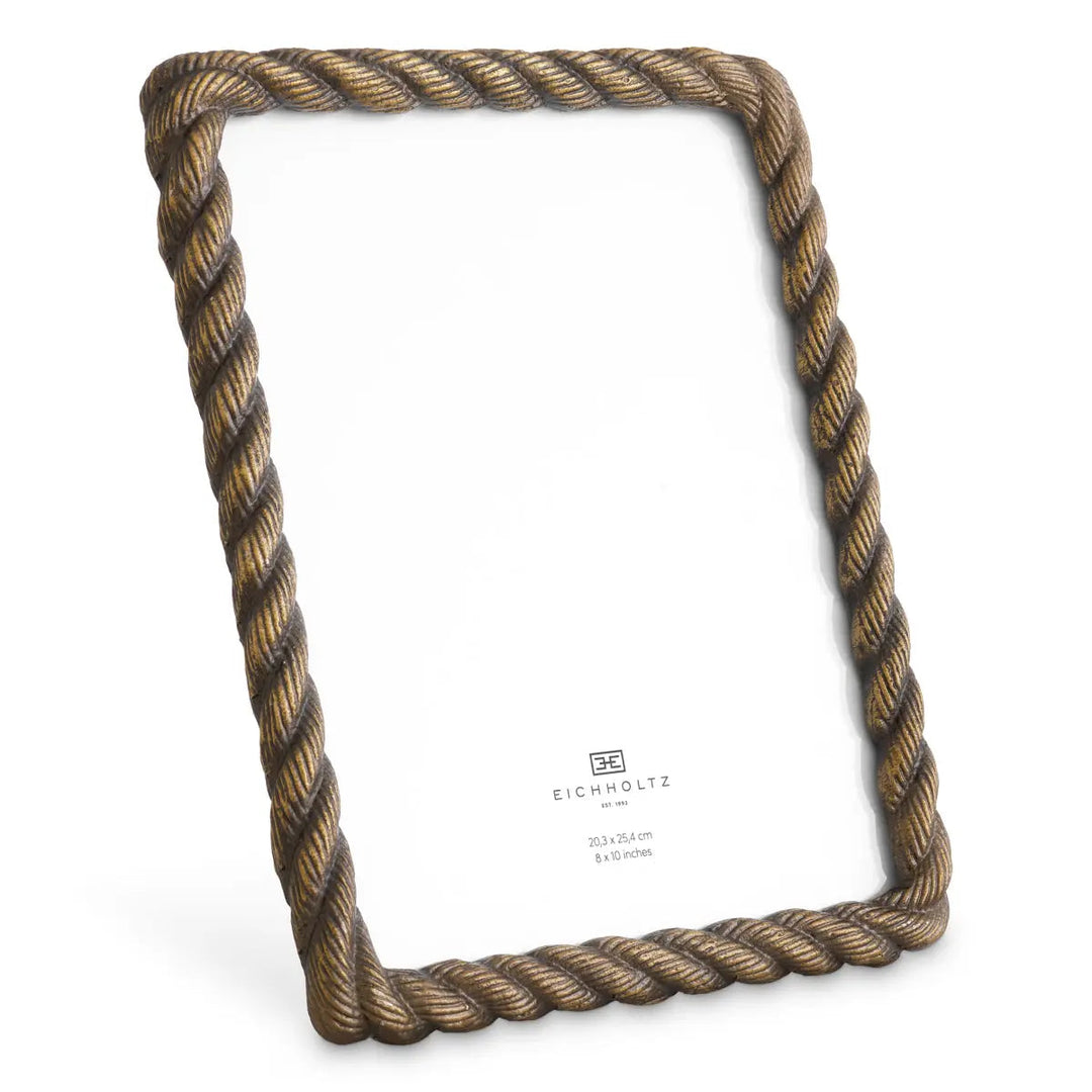 Picture Frame Corwyn Antique Brass Finish Set Of 2 - image 3