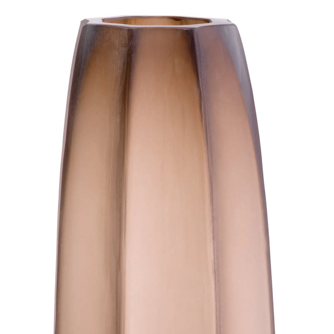 Vase Tiara L Brown Glass - image 3