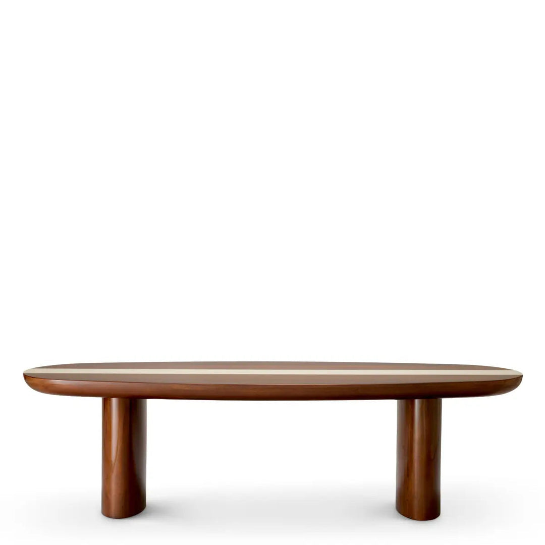 Coffee Table Jenson Mahogany Wood High Gloss - image 3