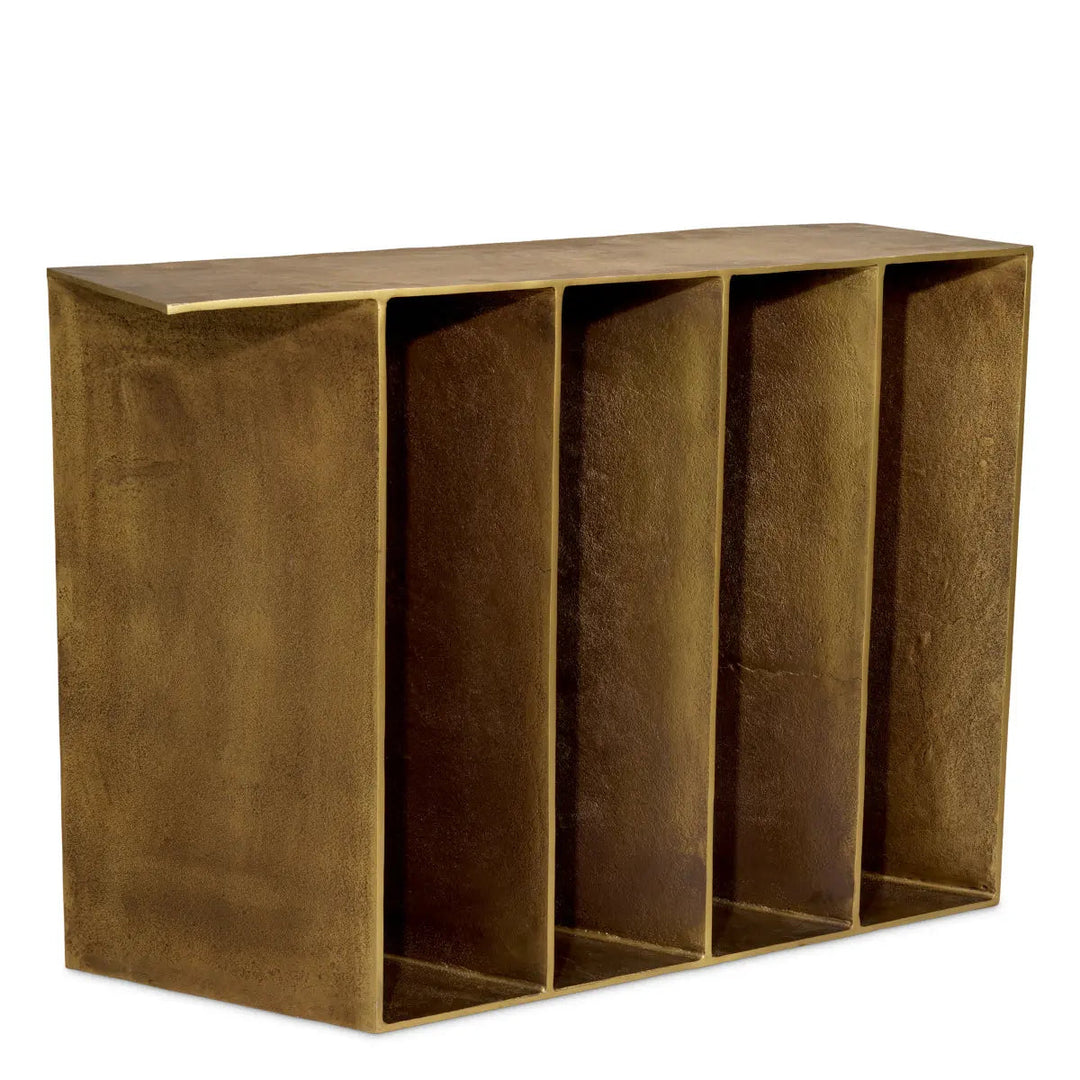 Console Table San Vito Vintage Brass Finish - image 3