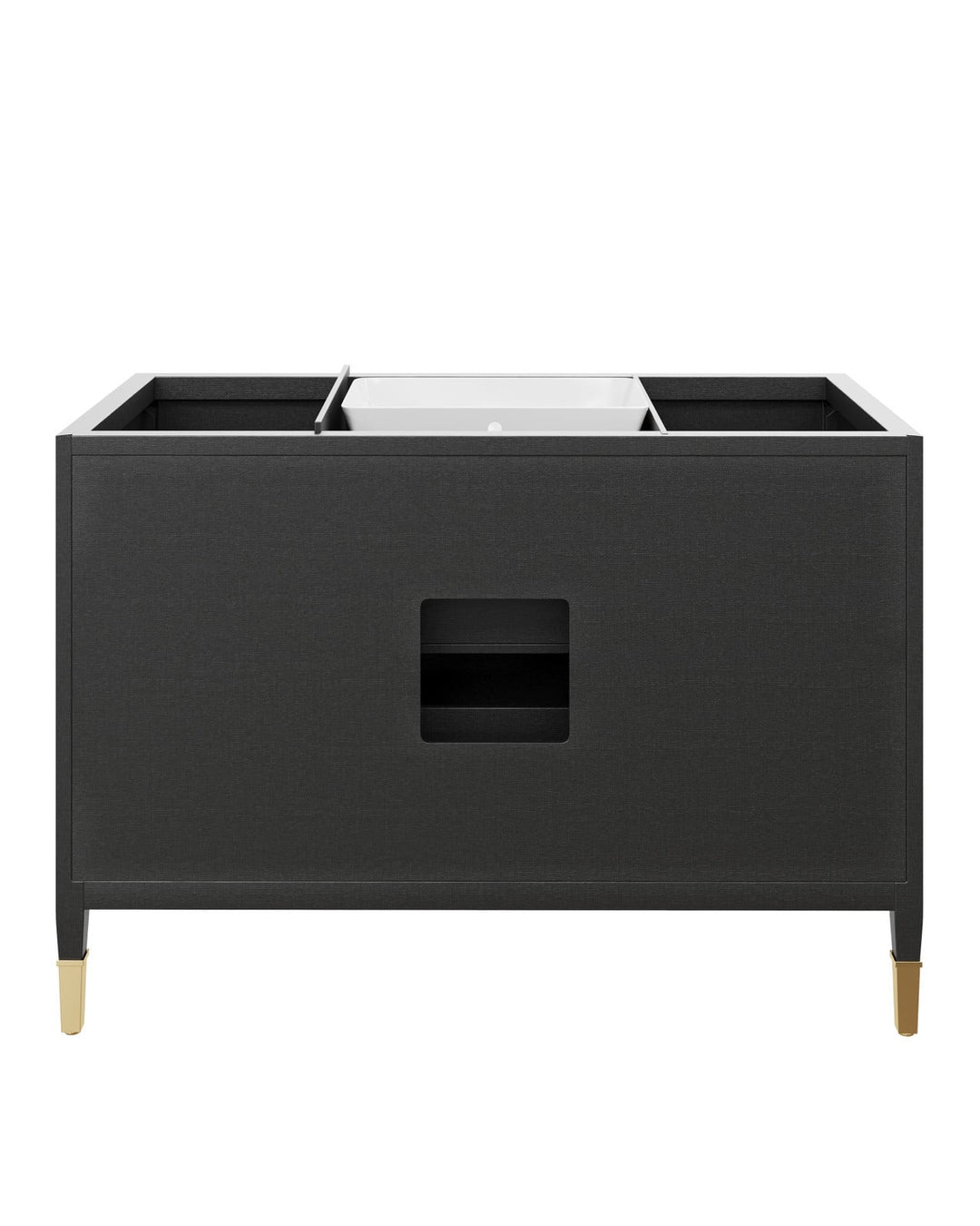 Vanities Verona 48" Black Vanity with Rectangular Undermount Sink