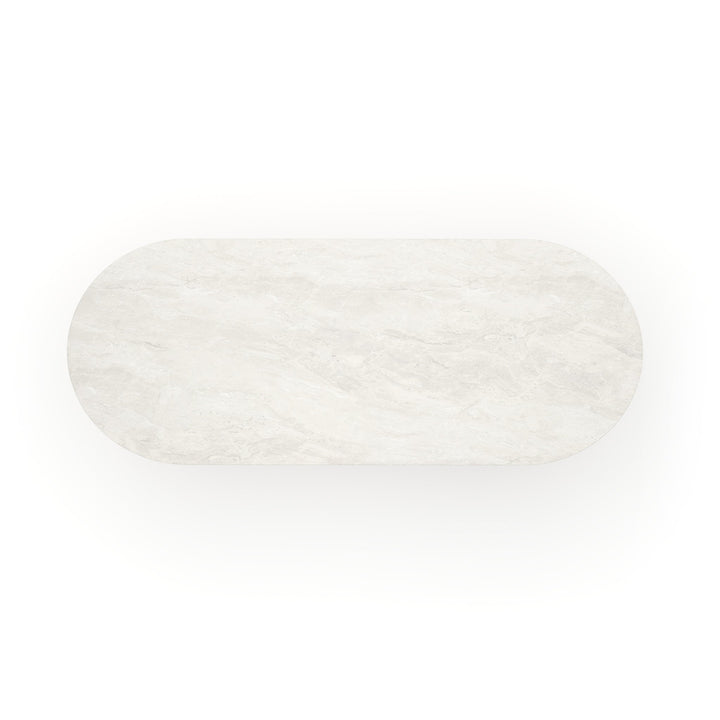 Rhythm Oval Stone Top Dining Tbl - image 5