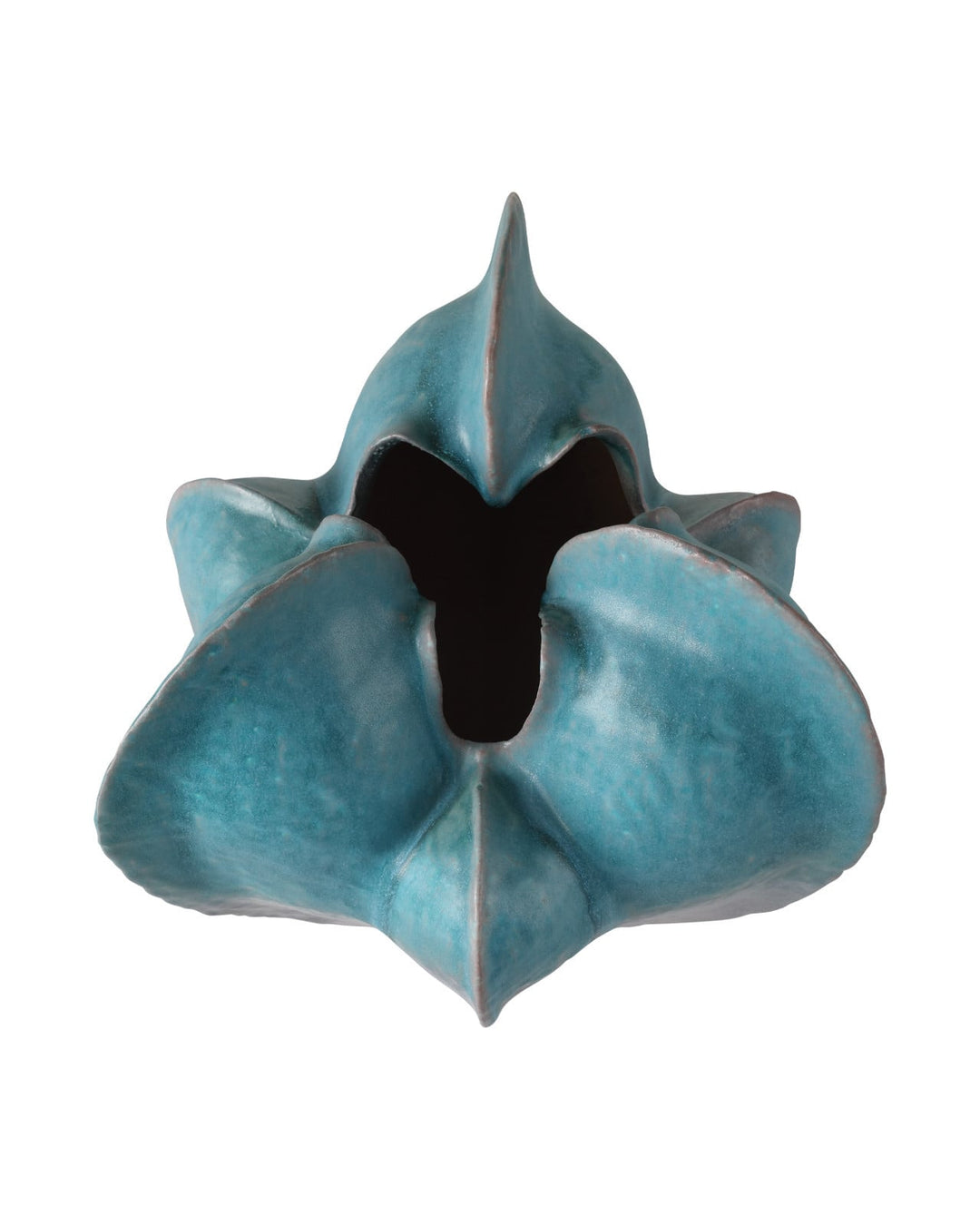 Vases Free-Form Blue Vase