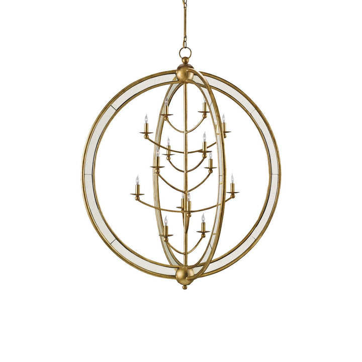 Aphrodite Gold Orb Chandelier