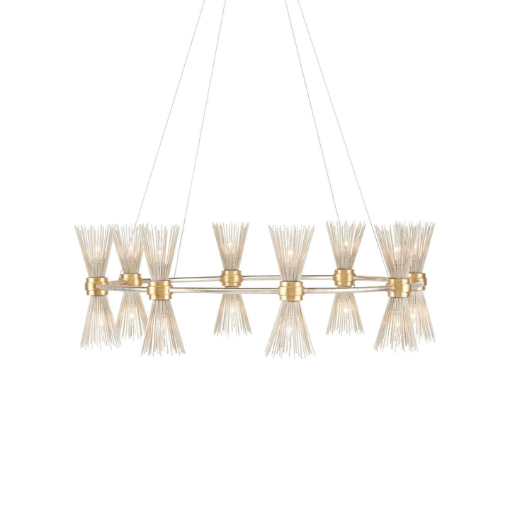 Novatude Gold & Silver Chandelier