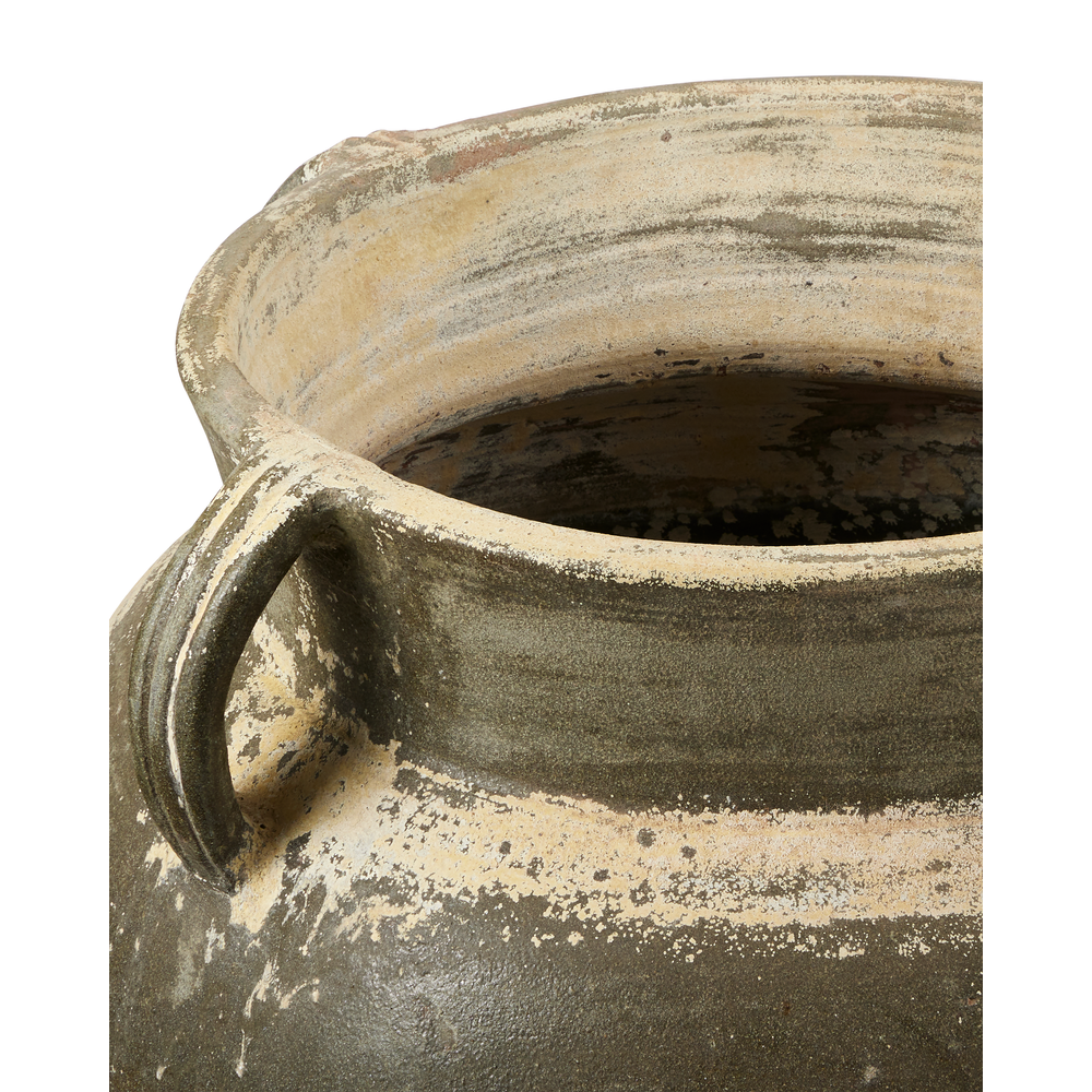Outdoor Planters Agrigento Antique White Planter