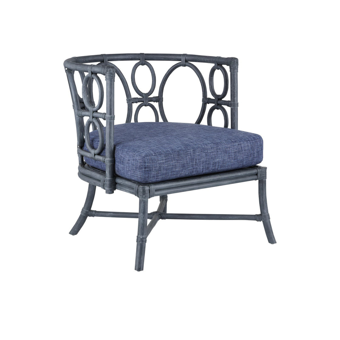 Tegal Navy Chair, Finn Indigo