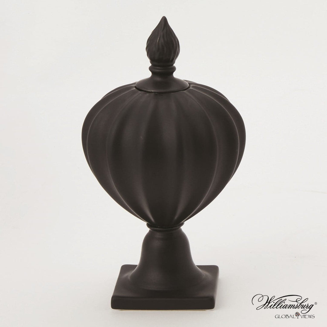 Beaufort Flame Bottle-Global Views-GVSA-4.80145-Decorative ObjectsMatte Black-3-France and Son