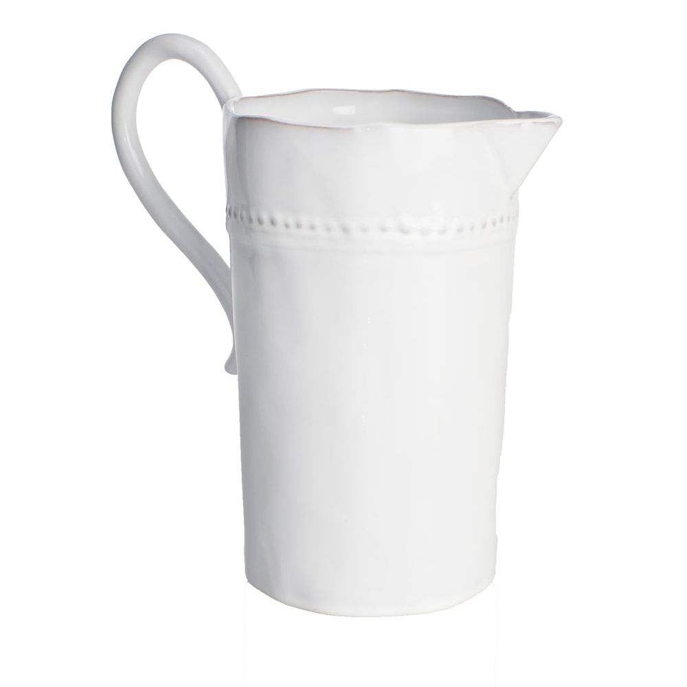 Jars Charlot Pitcher, Beaded Rim Set of 2