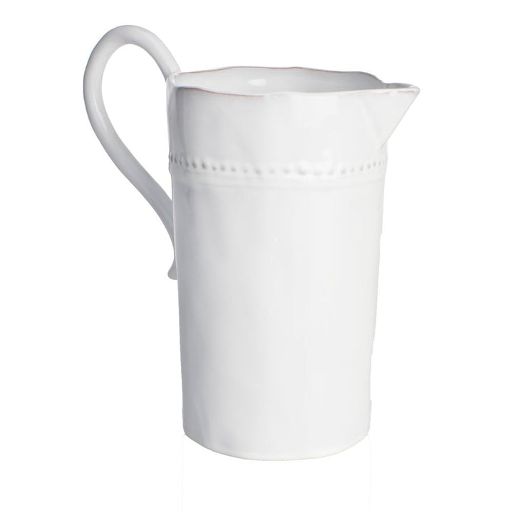 Jars Charlot Pitcher, Beaded Rim Set of 2