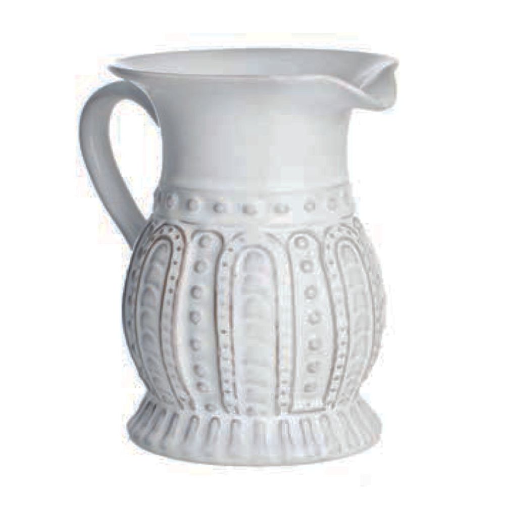 Jars Charlot Pitcher, Lace Design Set of 2