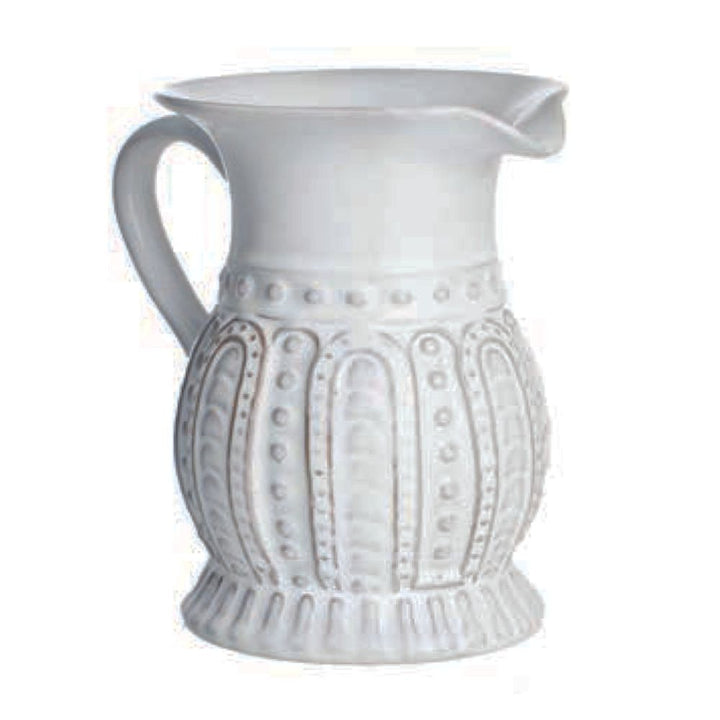 Jars Charlot Pitcher, Lace Design Set of 2