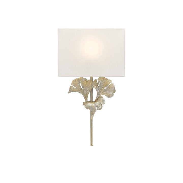 Gingko Silver Wall Sconce