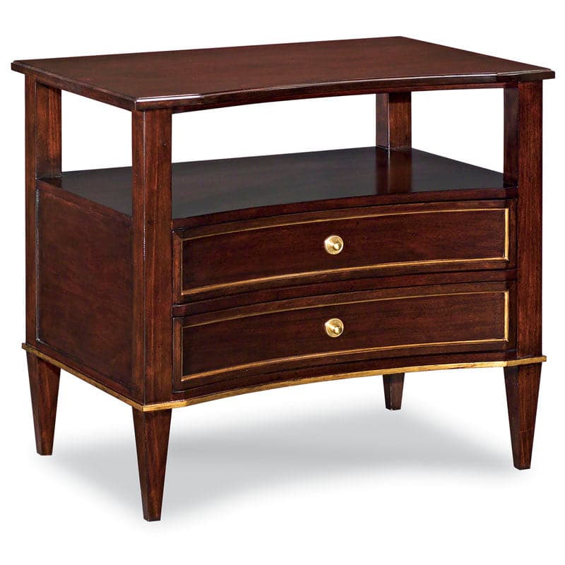 La Salle Bedside Table-Woodbridge Furniture-WOODB-4022-14-Nightstands-1-France and Son