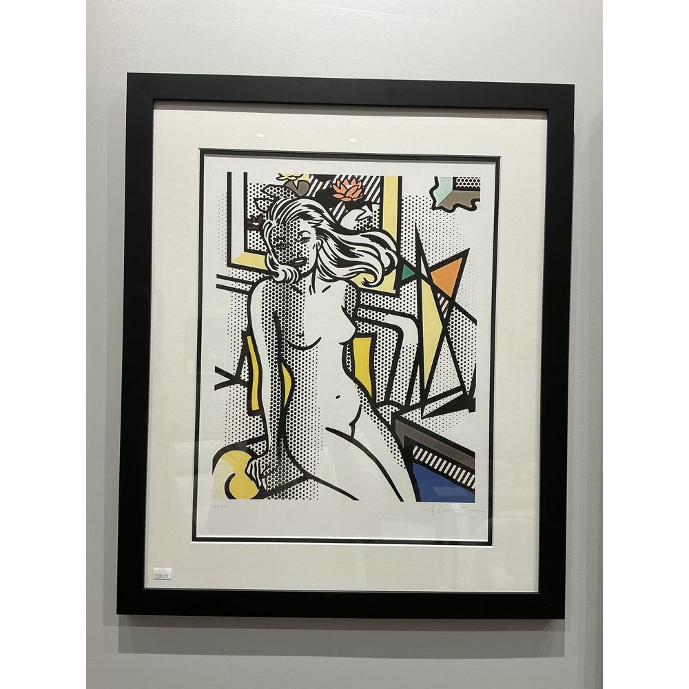  Lichtenstein Serigraph "Nude With Yellow Pillow"