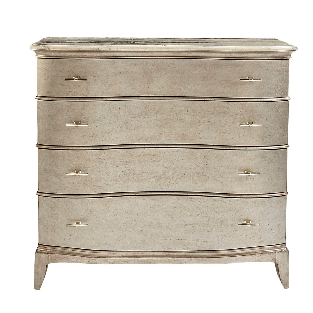 Starlite Media Chest - Silver, White