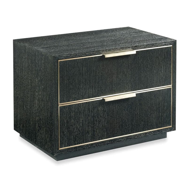 Irvine Bedside Chest-Woodbridge Furniture-WOODB-4070-38-NightstandsBlack-1-France and Son