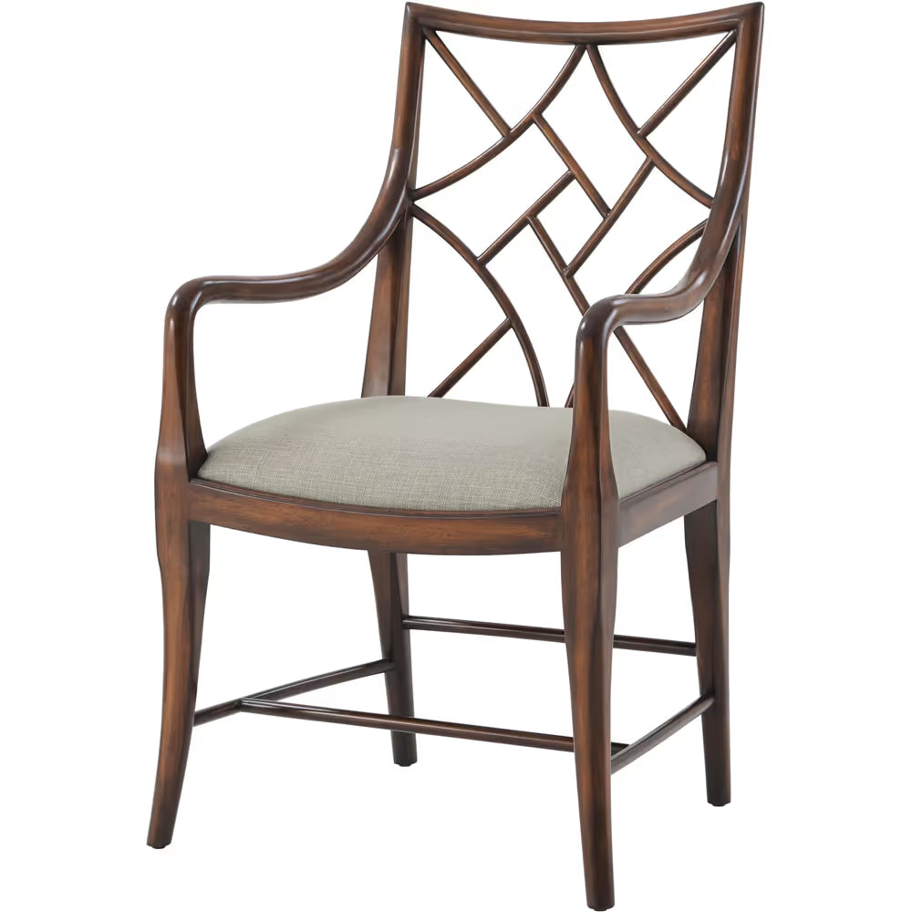 Dining Chairs A Delicate Trellis Armchair