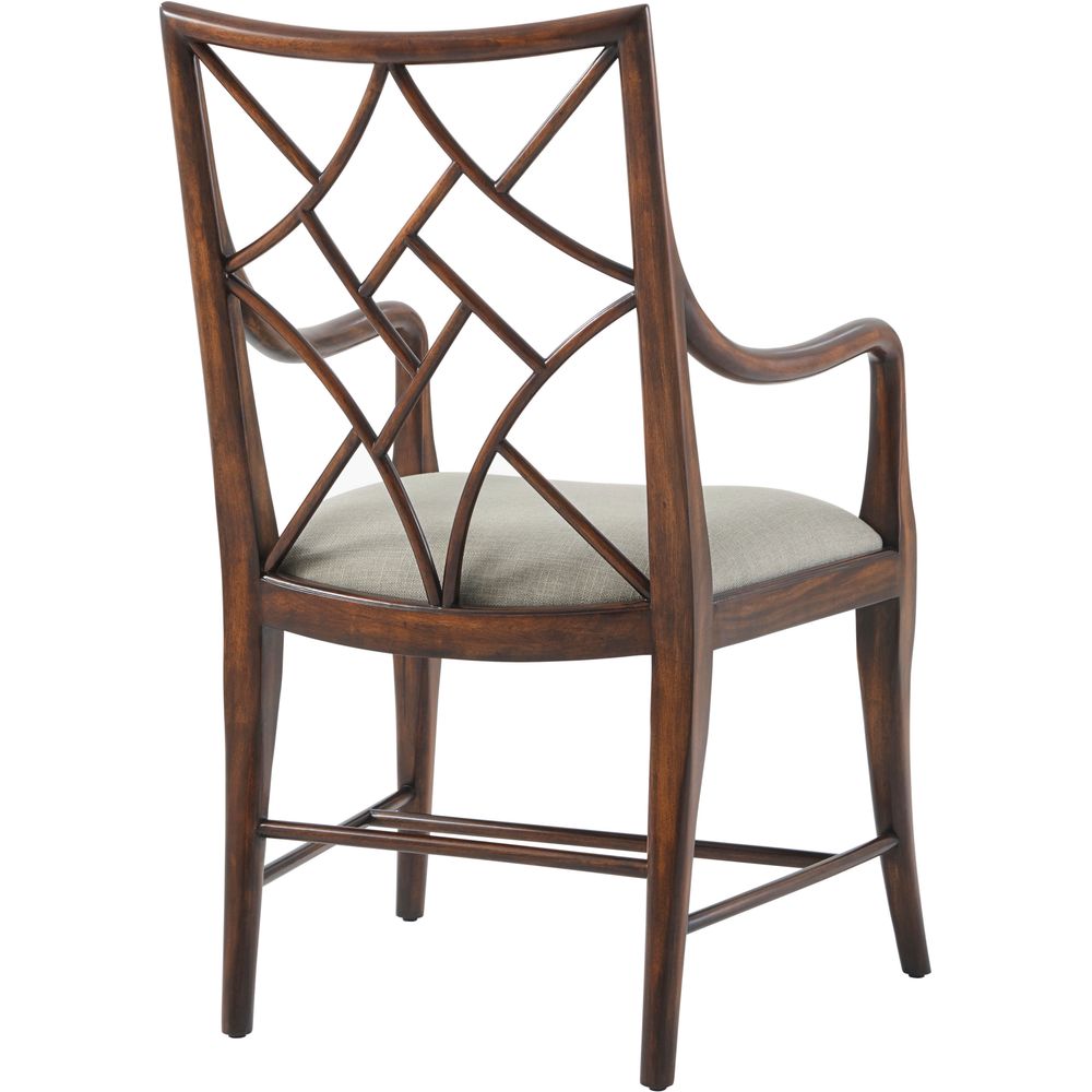Dining Chairs A Delicate Trellis Armchair