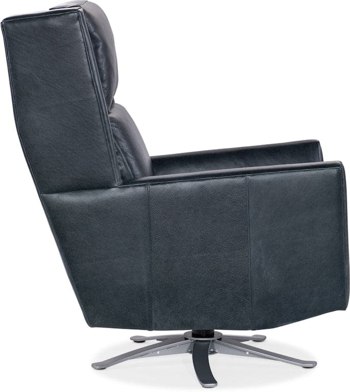 Roden Swivel Tub Chair-Bradington Young-BradingtonYoung-411-25SW-906700-45-Lounge ChairsBlue-3-France and Son