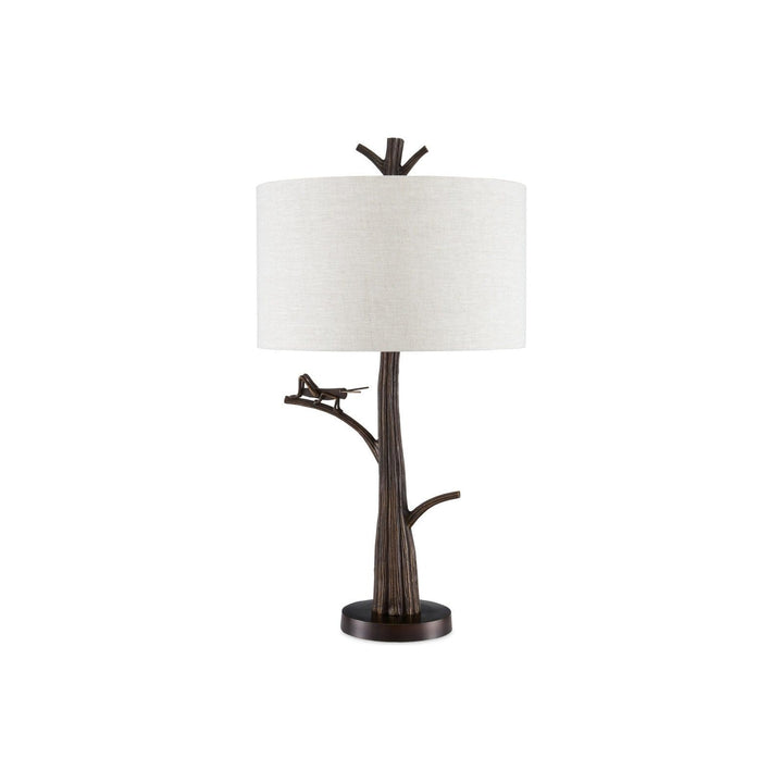 Grasshopper Bronze Table Lamp