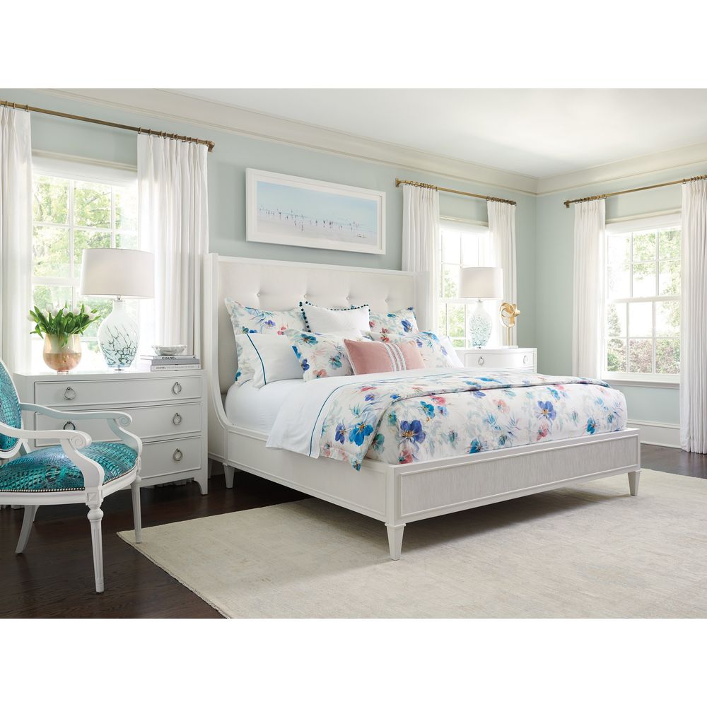Beds Arlington Platform Bed 6/6 King - Alabaster