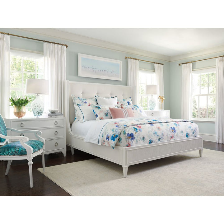 Beds Arlington Platform Bed 6/6 King - Alabaster